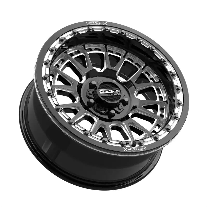 17 Slayer R Beadlock | Gloss Black Contrast Cut - 17x8 | +0mm/4 + 4 | 5x4.5 | 98601
