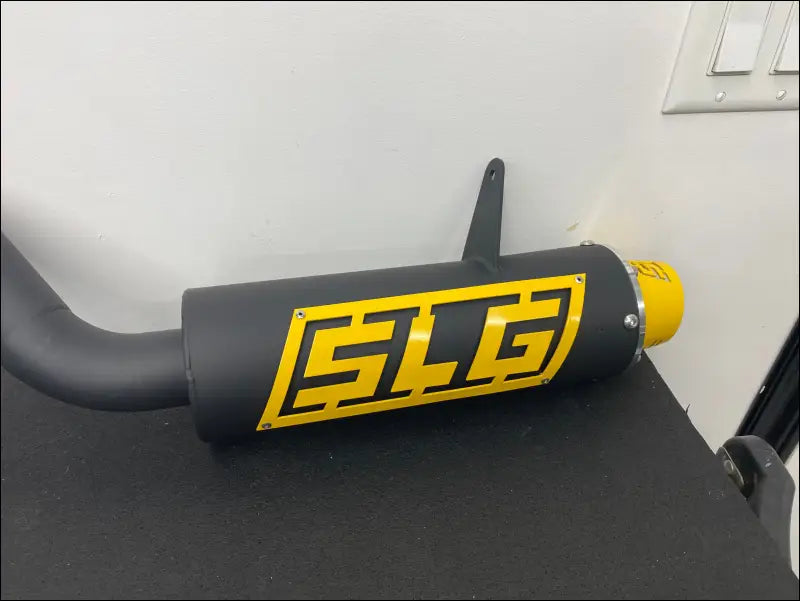 2012-2024 Gen 2 CanAm Outlander 650-800-850-1000cc Bomber Quiet Series Slip On - Raw stainless/Large Logo / Blank