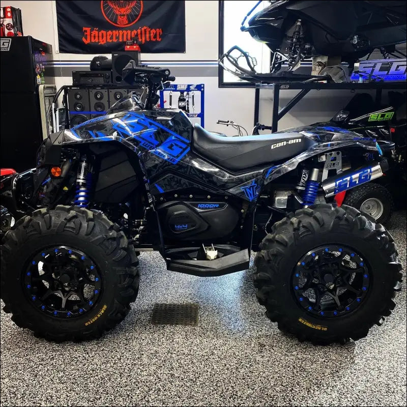 2012-2025 Gen 2 CanAm Renegade (non-XMR) 500-570-650-800-850-1000cc Bomber Quiet Series Slip On - Raw stainless/Small