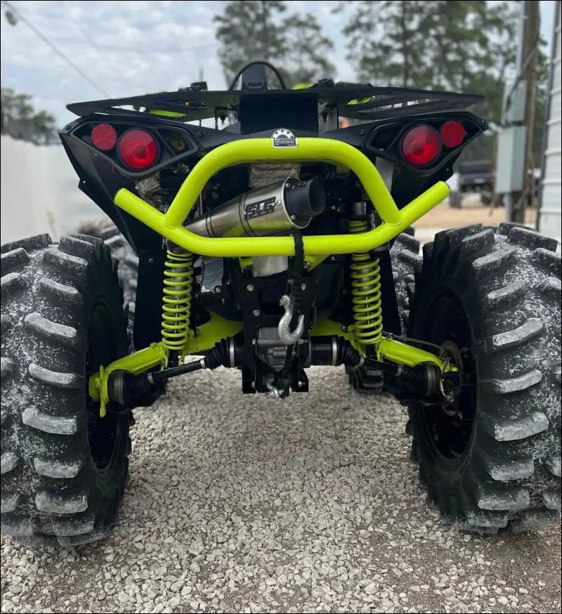 2016-2024 Gen 2 CanAm Renegade XMR 570-650-850-1000cc Sniper Quiet Series Slip On 45 Degree Exit - Raw stainless body