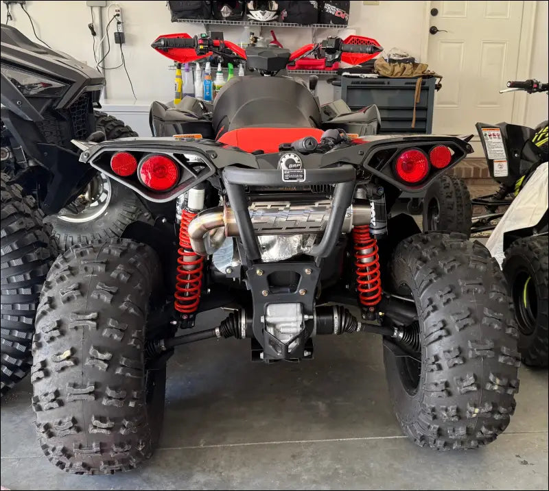 2016-2025 Gen 2 CanAm Renegade XMR 570-650-850-1000cc Bomber Performance Series Slip On Side Exit - Raw stainless/Small