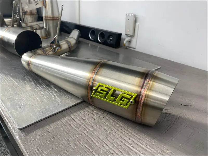 2016-2025 Gen 2 CanAm Renegade XMR 570-650-850-1000cc Megaphone 45 Degree Exit Slip On - Raw stainless body with coated