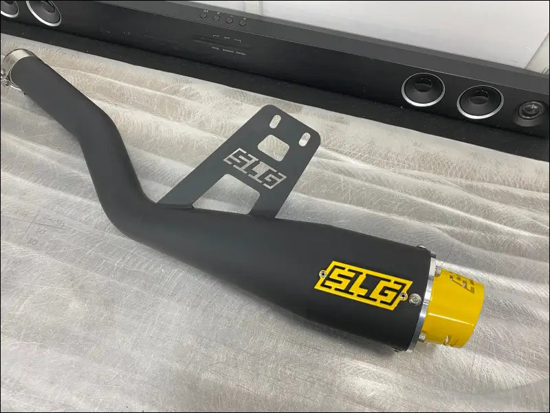 2016-2025 Gen 2 CanAm Renegade XMR 570-650-850-1000cc Sniper Quiet Series Slip On - Raw stainless body with coated tip