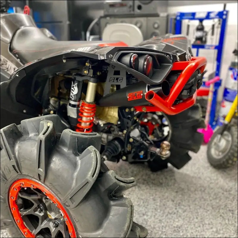 2016-2025 Gen 2 CanAm Renegade XMR 570-650-850-1000cc Sniper Quiet Series Slip On - Fully coated / None - Exhaust