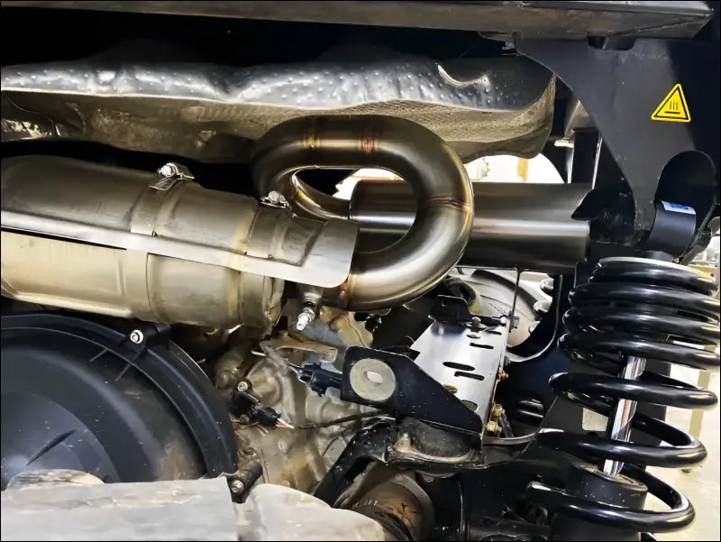 2020 2021 CanAm Maverick Sport/Trail 800-1000cc Bomber Quiet Series Slip On - Raw stainless body with coated tip