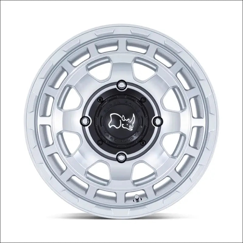 Black Rhino Chamber UTV Wheel - Hyper Silver With Machined Face