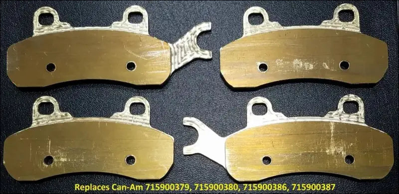 Can-Am DEFENDER HD10/XMR MAX CAB ONLY solid brass brake pads 715900379 715900380 715900386 and 715900387. - Brake Pads