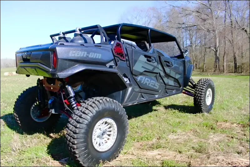 Can-Am Maverick Long Travel Kit - BLACK / Brake line extensions (easier install) / ZBROZ 2.2 X1 SERIES SINGLE RATE