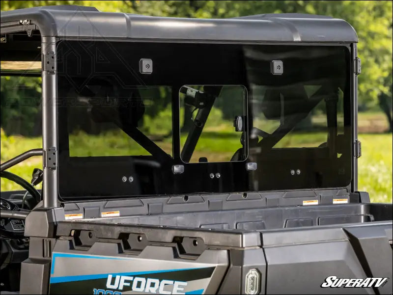 CFMOTO UForce 1000 Glass Sliding Rear Windshield - UTV