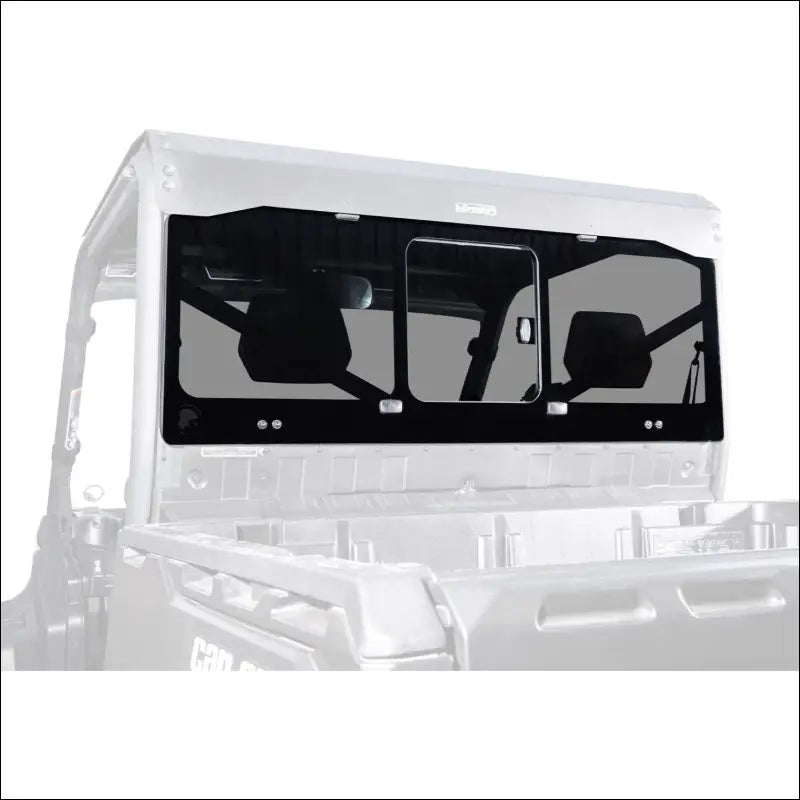 Can Am Defender Glass Sliding Rear Windshield - OEM Roof