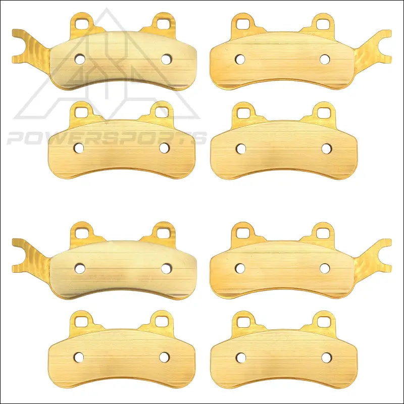 Can-Am Defender MAX HD7 HD8 HD9 HD10 HD11 6x6 & PRO 2017-2026 Front Rear Brass Brake Pad Set - Brakes