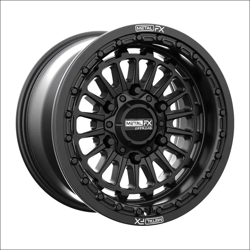 Delta 6R Beadlock | Satin Black - 15x10 | +38mm/6.5 + 3.5 | 6x5.5 | 78341 (Maverick R)