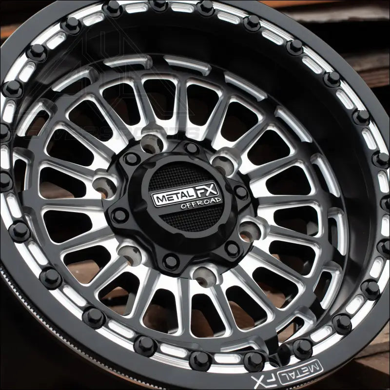 Delta 6R Beadlock | Satin Black Contrast Cut