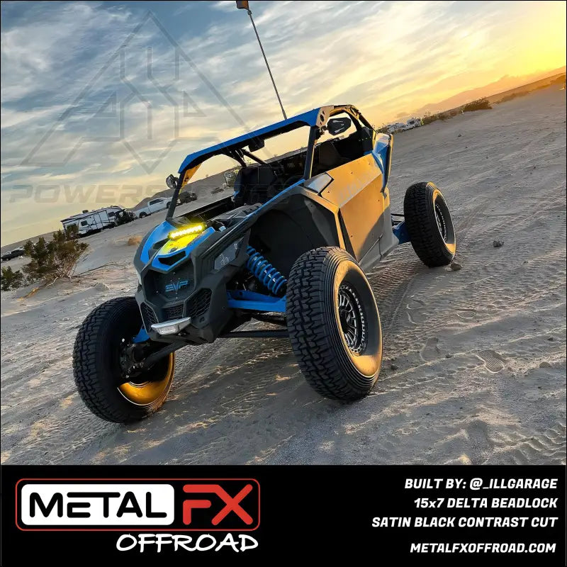 Delta Beadlock | Satin Black Contrast Cut - Wheels