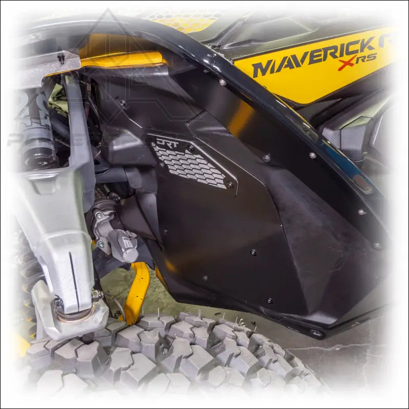 DRT Can-Am 2024 + Maverick R Front Aluminum Rock Guard Kit