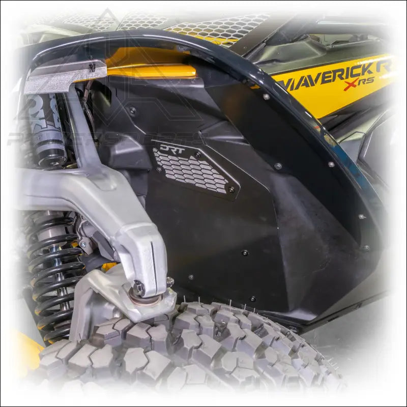 DRT Can-Am 2024 + Maverick R Front Aluminum Rock Guard Kit