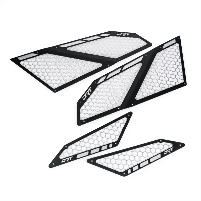 DRT Polaris RZR Pro R/Turbo R Aluminum Complete Intake Vent Set - Covers Full - inside/outside