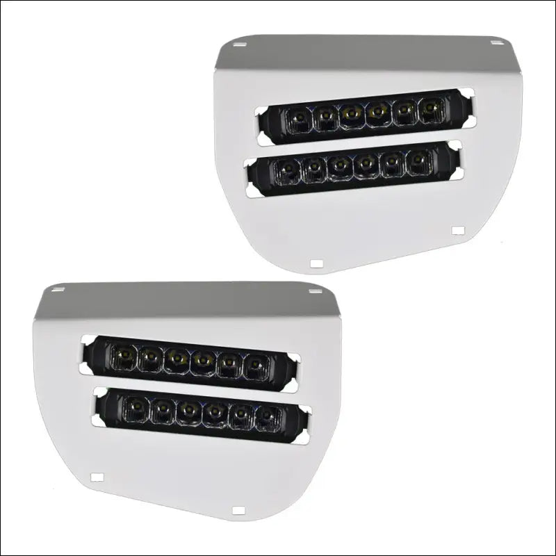 Dual Wide 8’’ LED Headlights for 2014-2025 Honda Rancher Foreman Rubicon - White - Head Lights