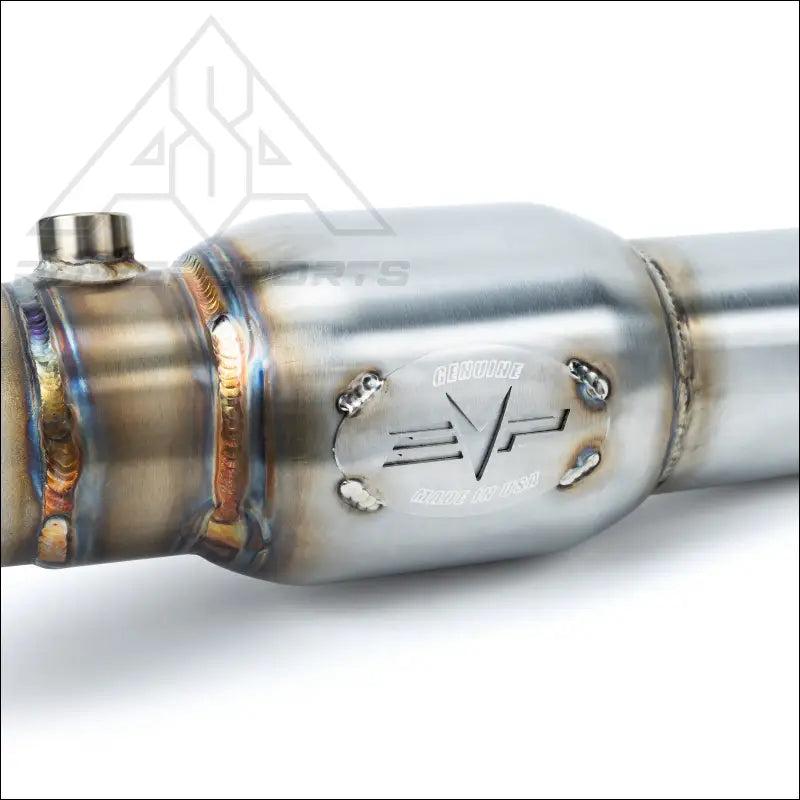EVP Racing 3 Inch Down Pipe with Bullet Muffler for 2024 Can-Am Maverick R - Exhaust