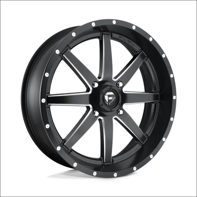 Fuel D538 Maverick Non-Beadlock Wheel Matte Black Milled - 15x7 / 4x137 / + 13mm - Wheels