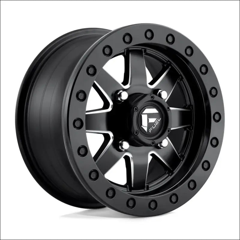 Fuel D938 Maverick Beadlock Matte Black Milled - 14x7 / 4x137 / + 38mm - Wheels