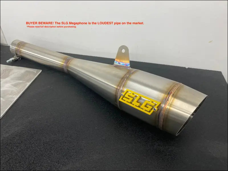 Gen 1 2007-2012 CanAm Renegade 500-800cc Megaphone Slip On - Raw Stainless / None - Exhaust