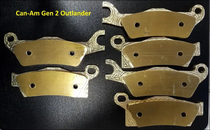 GEN 2 OUTLANDER SOLID BRASS BRAKE PADS 3 caliper set! - Brake Pads