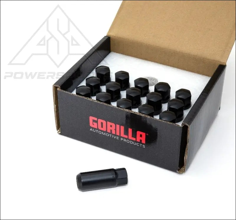 Gorilla Black Race Lug Kit - 12mm x 1.50 - 2.15’’ - Wheels