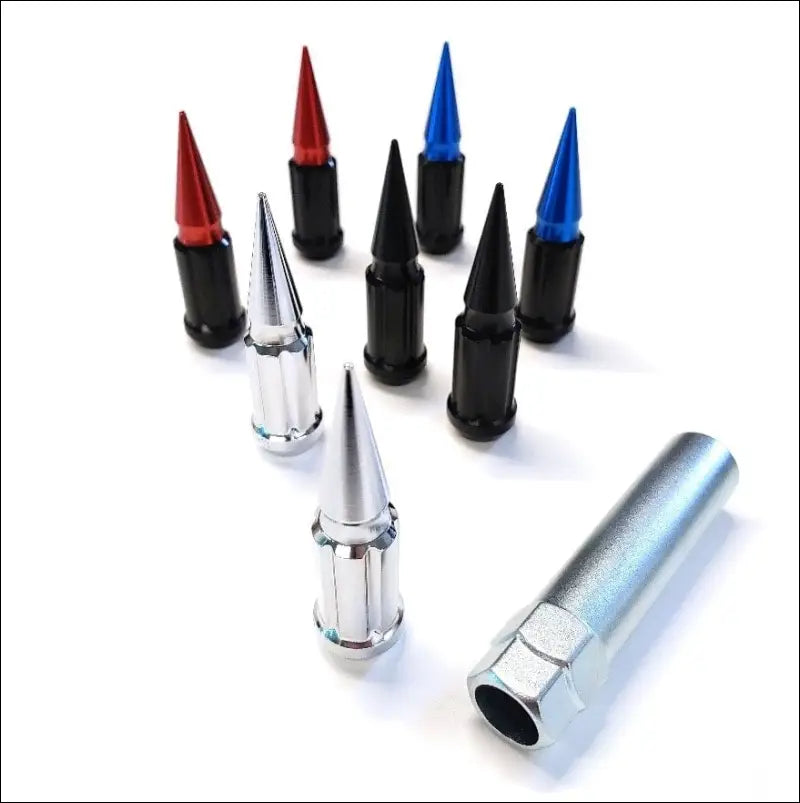 Gorilla Spiked Lug Kit - 10mm x 1.25 - Red - Wheels