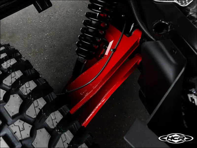 HCR Racing Mid-Travel Suspension Kit for the Can-Am Defender HD11 - Candy Green / Keller Ball Joints / Smart-Lok - Long