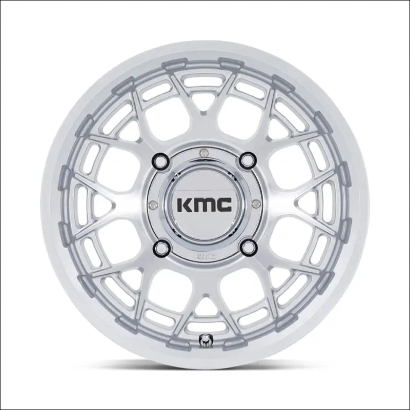 KMC KS139 Technic UTV Wheel - Silver Machined - 15x7 / + 38mm / 4x137 - Wheels