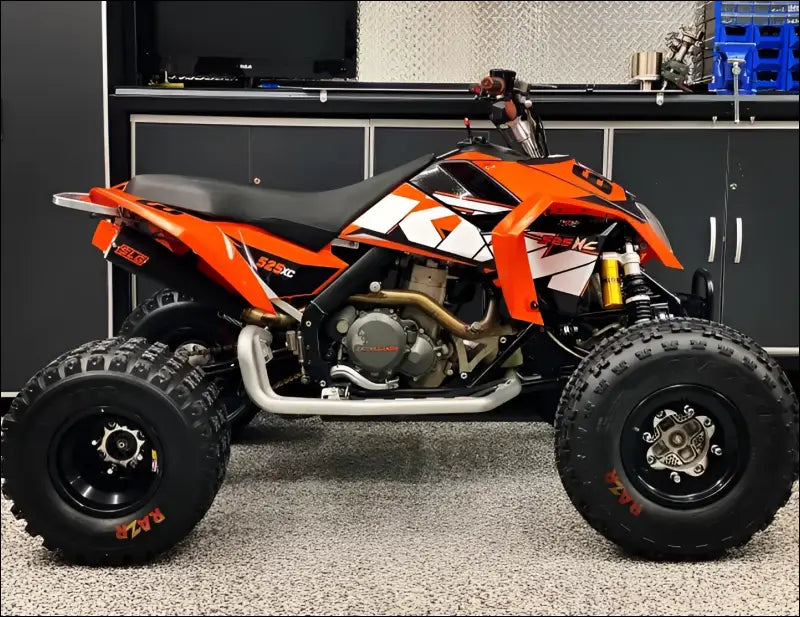 KTM 450/505/525 SX & XC Sniper Performance Series Slip On - Raw stainless / Cutout / None - Exhaust