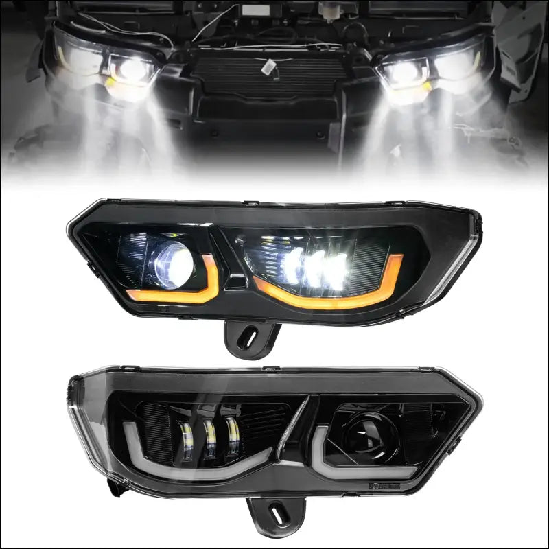 LED Headlights for Can-Am Defender HD10|9|8|7|5 - Head Lights