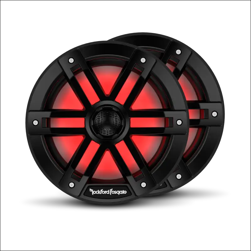 M1 8” Color Optix™ Marine 2-Way Speakers - Black - Audio