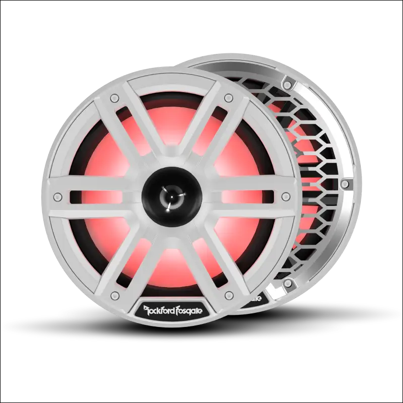 M2 8” Color Optix™ Marine 2-Way Horn Speakers (White) - Audio