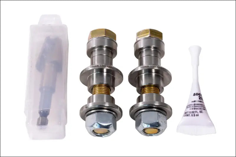 Complete Shock Therapy X3 TLS kit for aftermarket ZRP radius rods using 5/8 uniball