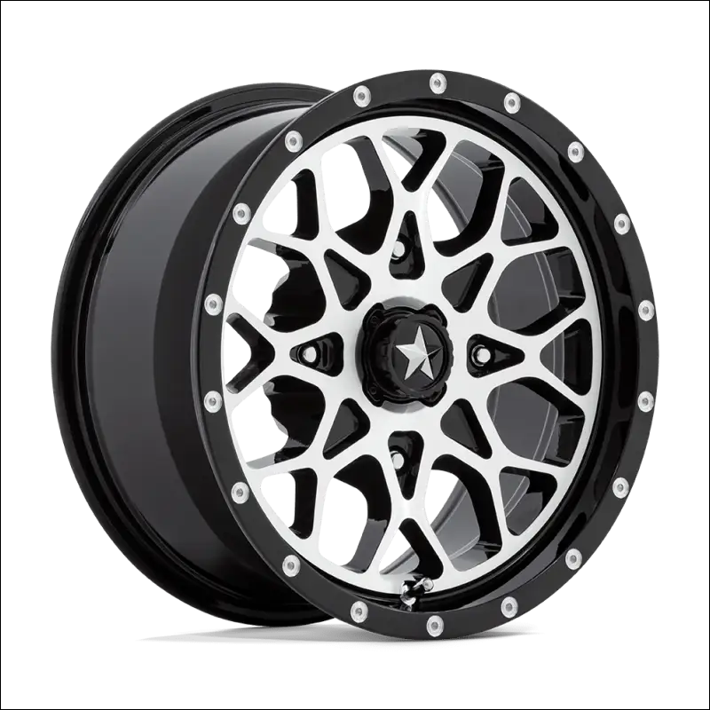 MSA M45 Portal - Gloss Black Machined - 14x7 / 4x110 / + 10mm - Wheels