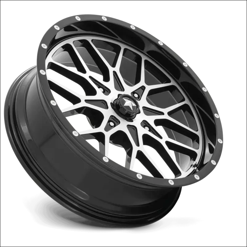 MSA M45 Portal - Gloss Black Machined - 14x7 / 4x137 / + 10mm - Wheels