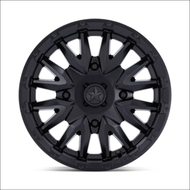 MSA M49 Creed Matte Black UTV Rims - 16x7 / 4x110 / 10 - Wheels