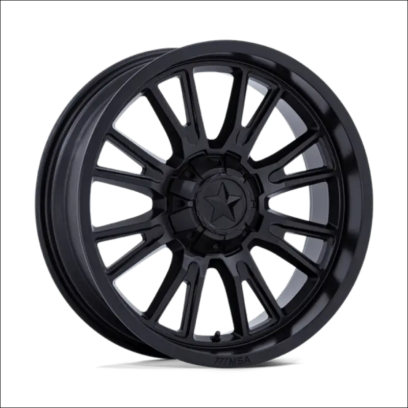 MSA M51 Thunderlips Matte Black UTV Rims - 14x7 / 4x156/4x137 / 10 - Wheels