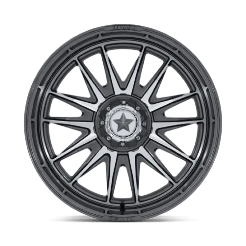 MSA M55 Commander UTV Platinum with Machined Face Wheels Cast Aluminum - 24x7 / 5x114.3/5x4.5