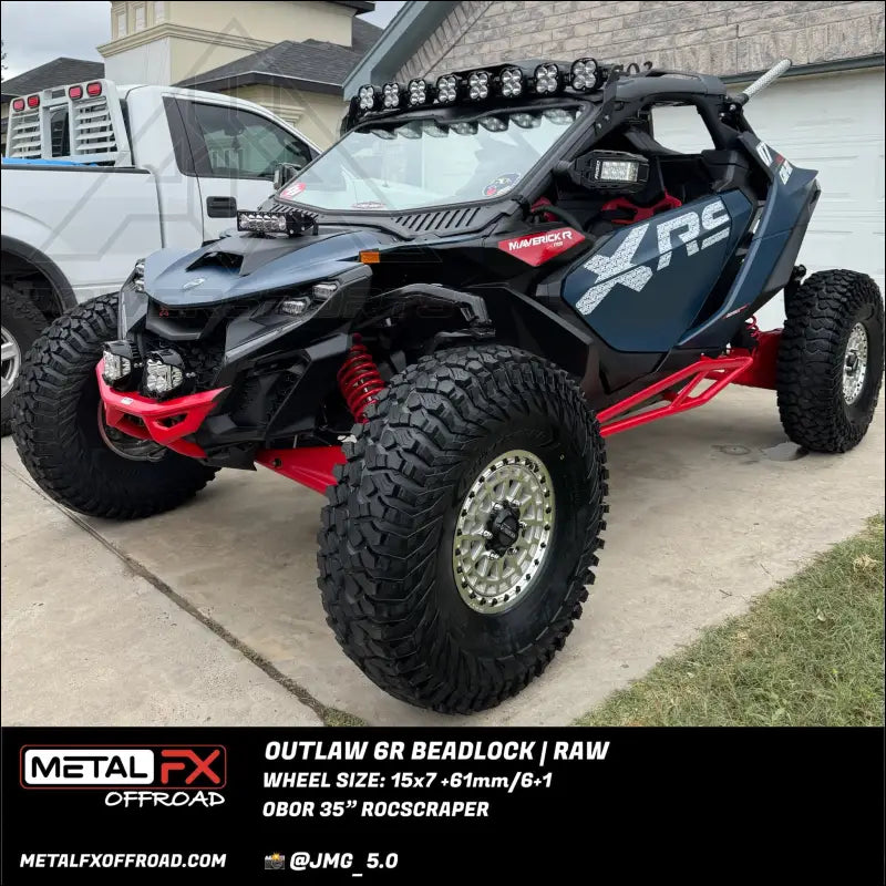 Outlaw 6R Beadlock | Raw - 15x7 | +61mm/6 + 1 | 6x5.5 | 78549 (Maverick R) - Wheels