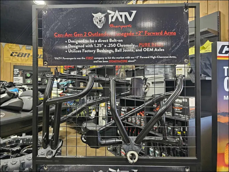 PATV Powersports Gen2 Can-Am Outlander (2019-2024)Renegade (2019-2025) Forward Arms - Can-am A-Arms