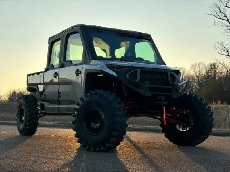POLARIS RANGER 1500 LONG TRAVEL KIT - BLACK / Full replacement brake lines / KING COBRA AXLES - Long Travel