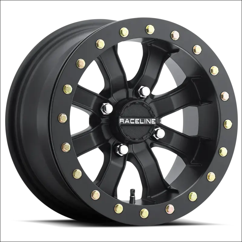 Raceline A71B Black Mamba Beadlock - 15X7 / 4X156 / 3.5 + 3.5 (0MM) - Wheels