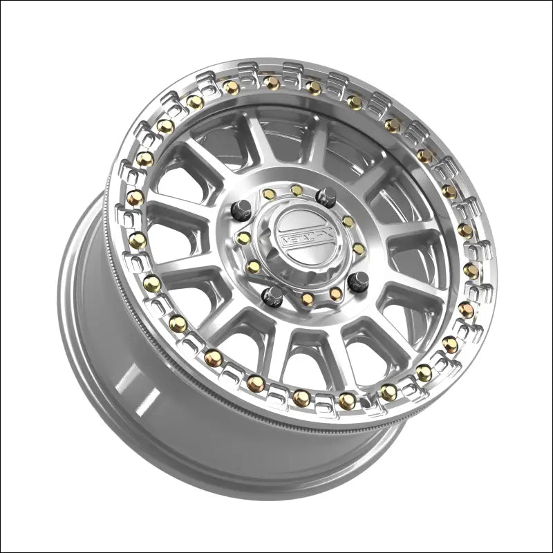 Rampage Beadlock | Gloss Silver Machined - 15x7 | +38mm/5 + 2 | 4x136/4x137 | 78801 (Can-Am / Honda) - Wheels