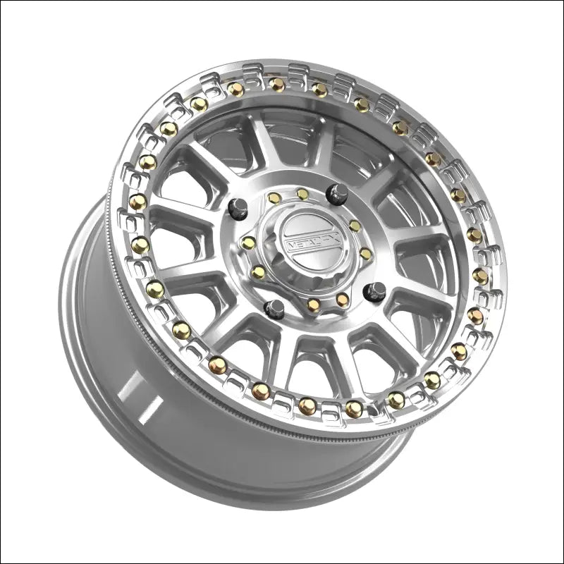 Rampage Beadlock | Gloss Silver Machined - 15x7 | +38mm/5 + 2 | 4x156 | 78805 (Kawasaki / Polaris / Yamaha 2019+