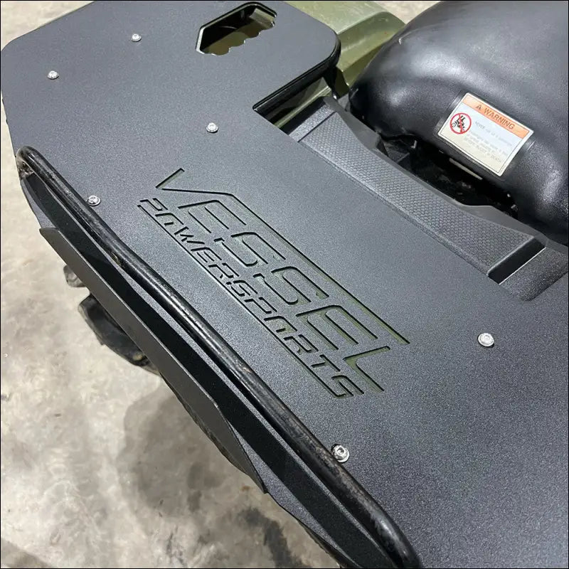 Rear Cooler Rack for 2015-2019 Honda Rubicon - Textured Black / Yellow