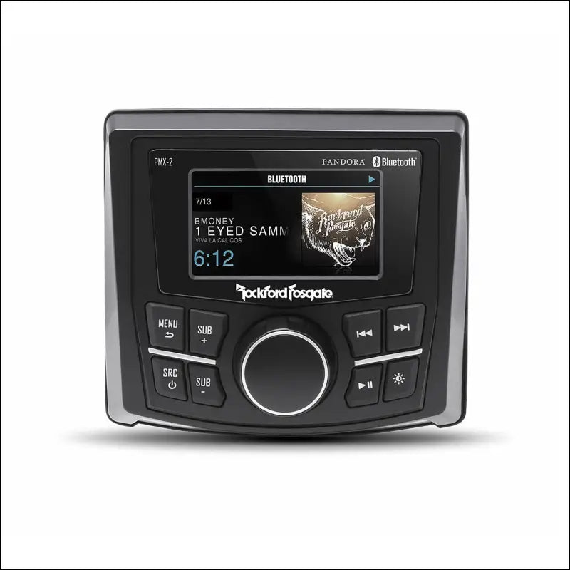 Rockford Fosgate PMX-2 Punch Marine Compact AM/FM/WB Digital Media Receiver - Audio