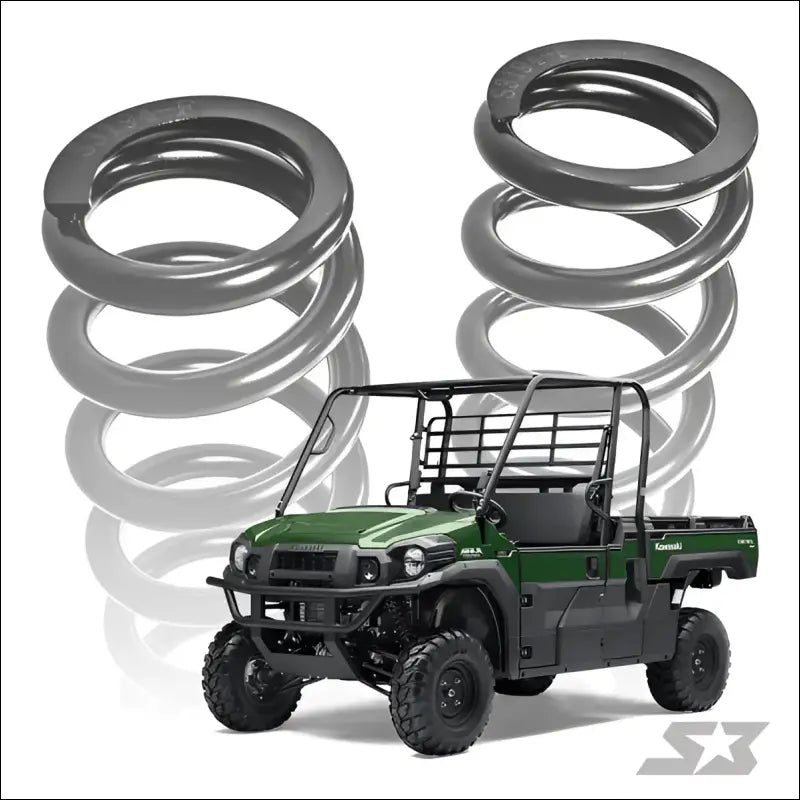 S3 Power Sports Heavy Duty Springs for Kawasaki Mule Pro Series Models - Front / 2016 + DX EPS / No Tool